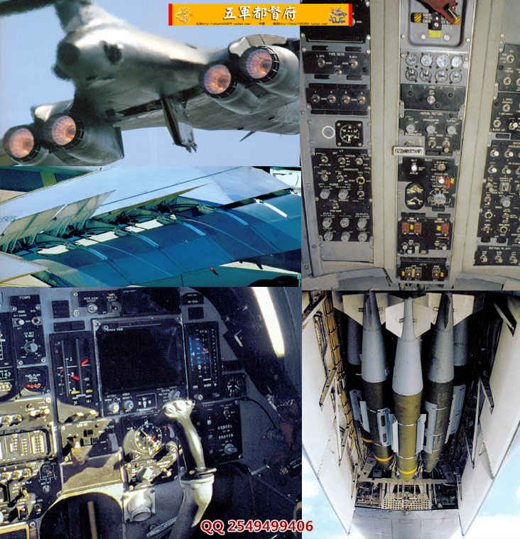 战机结构28：美国B-1轰炸机细节彩色素材图档