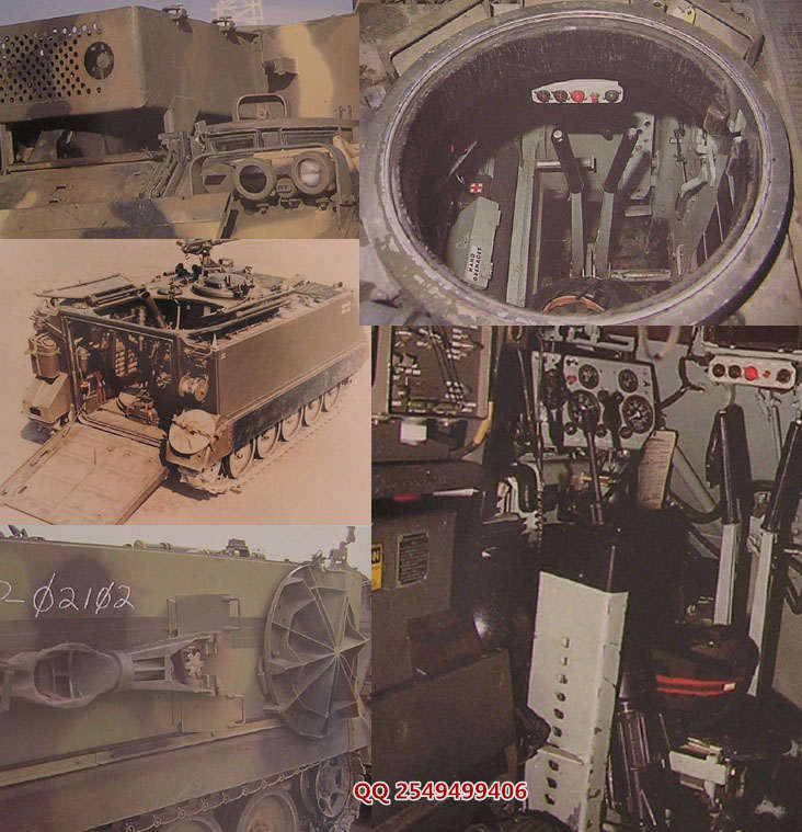 【陆】美M113、M106、M577步战车细节彩色素材图集